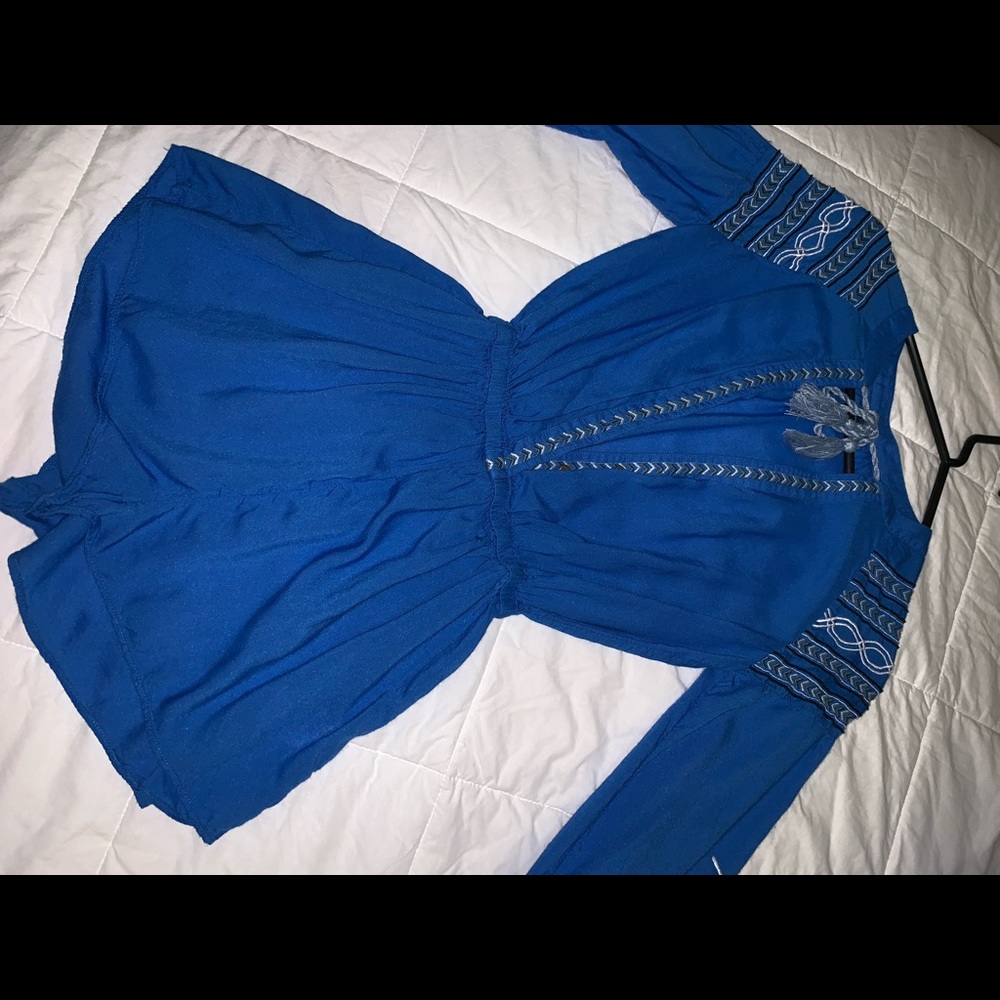blue romper